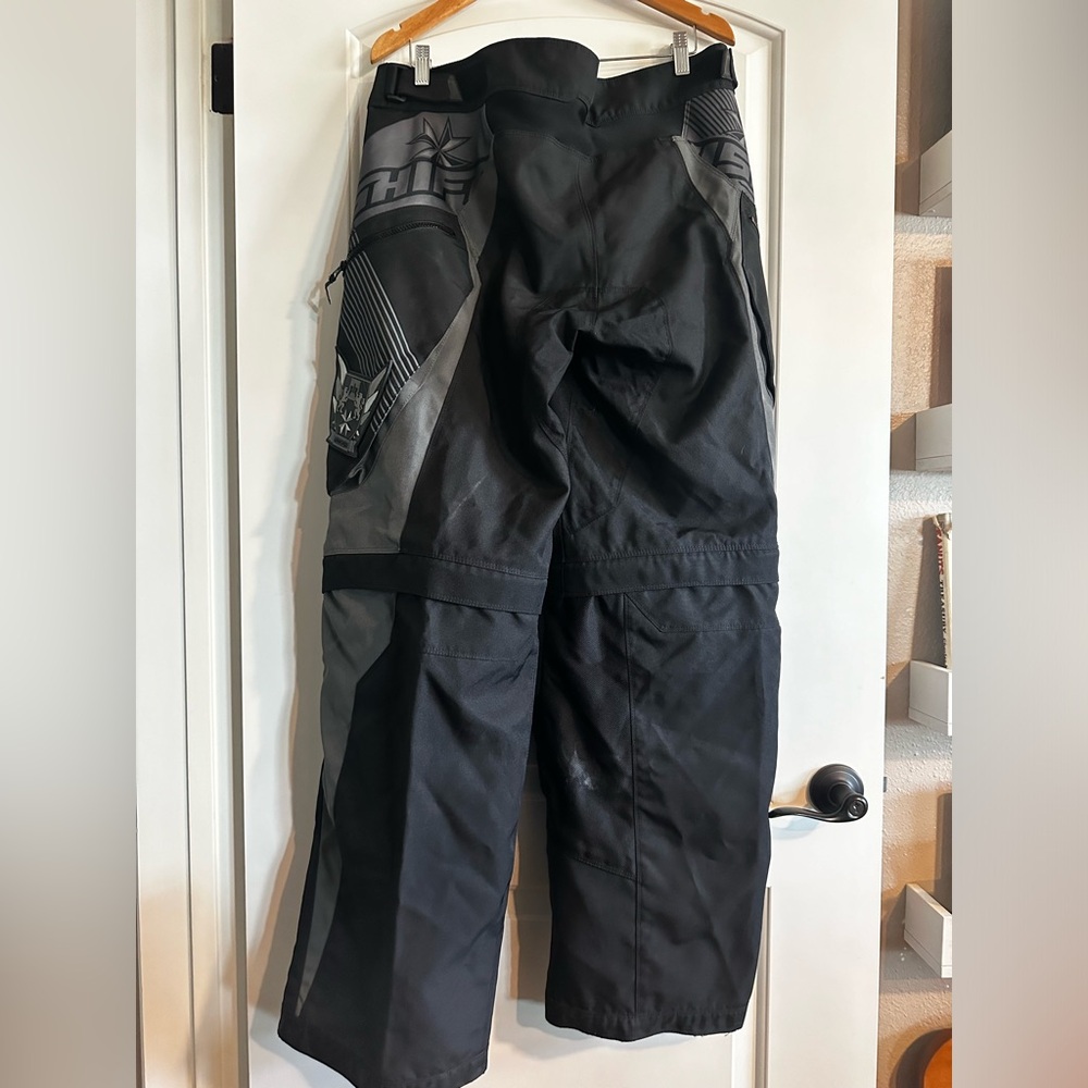 Shift Recon Mens 38 Black/Grey Recon Riding Pants Motorcycles Motocross Riding